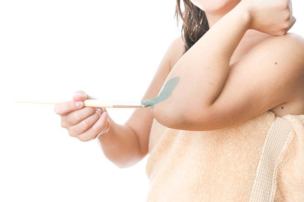 mud treatment mask for body care.